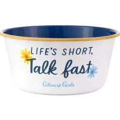 Gilmore Girls Life's Short, Talk Fast Popcorn Bowl