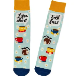 Gilmore Girls Life's Short, Talk Fast Crew Socks