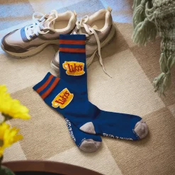 Gilmore Girls Luke's Diner Blue Unisex Crew Socks