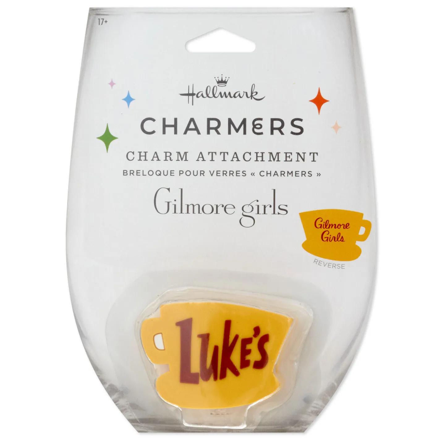Gilmore Girls Luke's Diner Charmers Silicone Charm, 1.3"