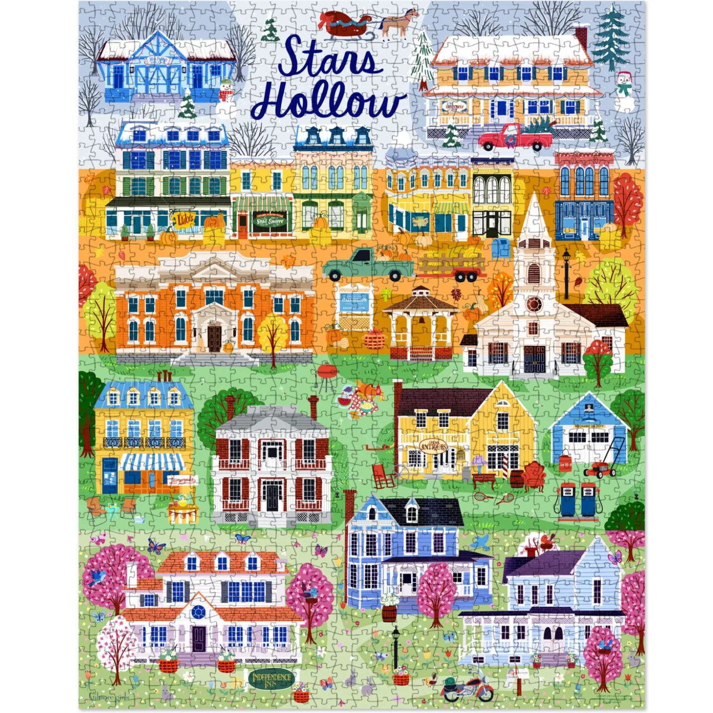 Gilmore Girls Seasons of Stars Hollow 1000-Piece Puzzle