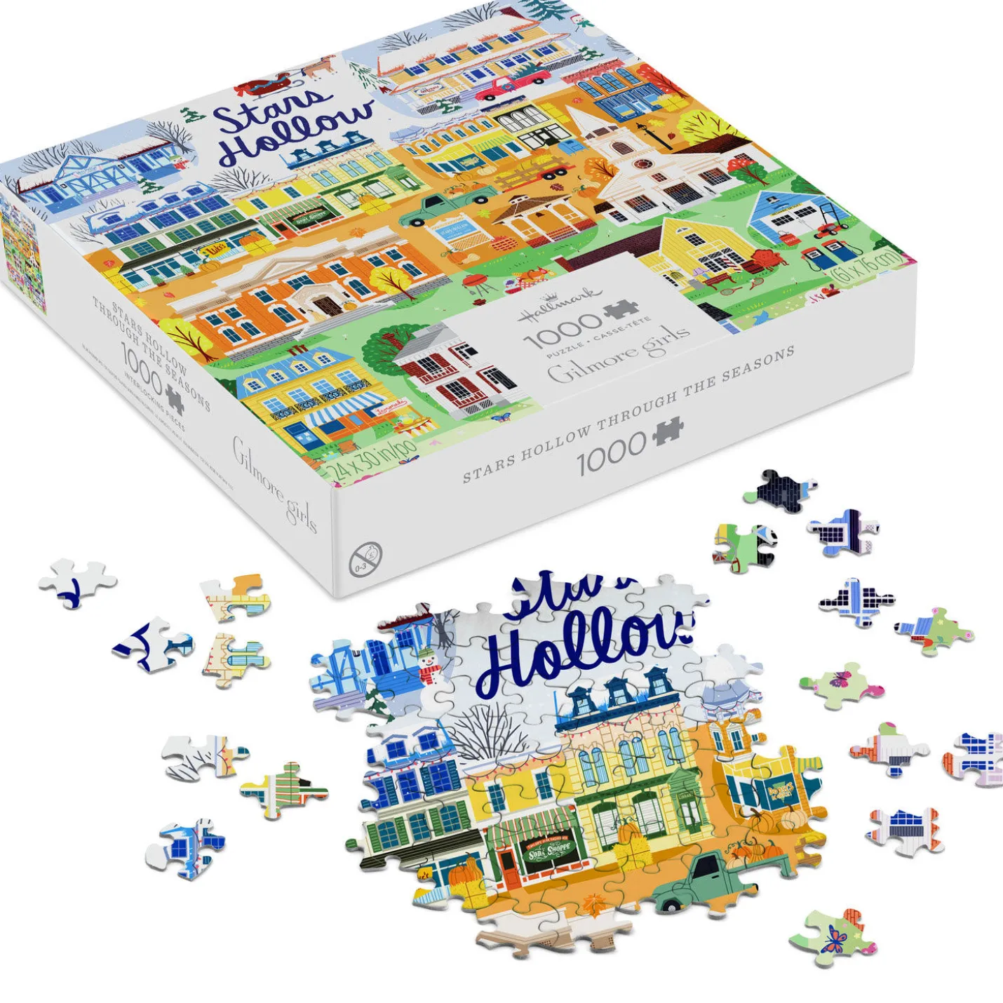 Gilmore Girls Seasons of Stars Hollow 1000-Piece Puzzle
