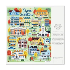 Gilmore Girls Stars Hollow Map 1,000-Piece Jigsaw Puzzle