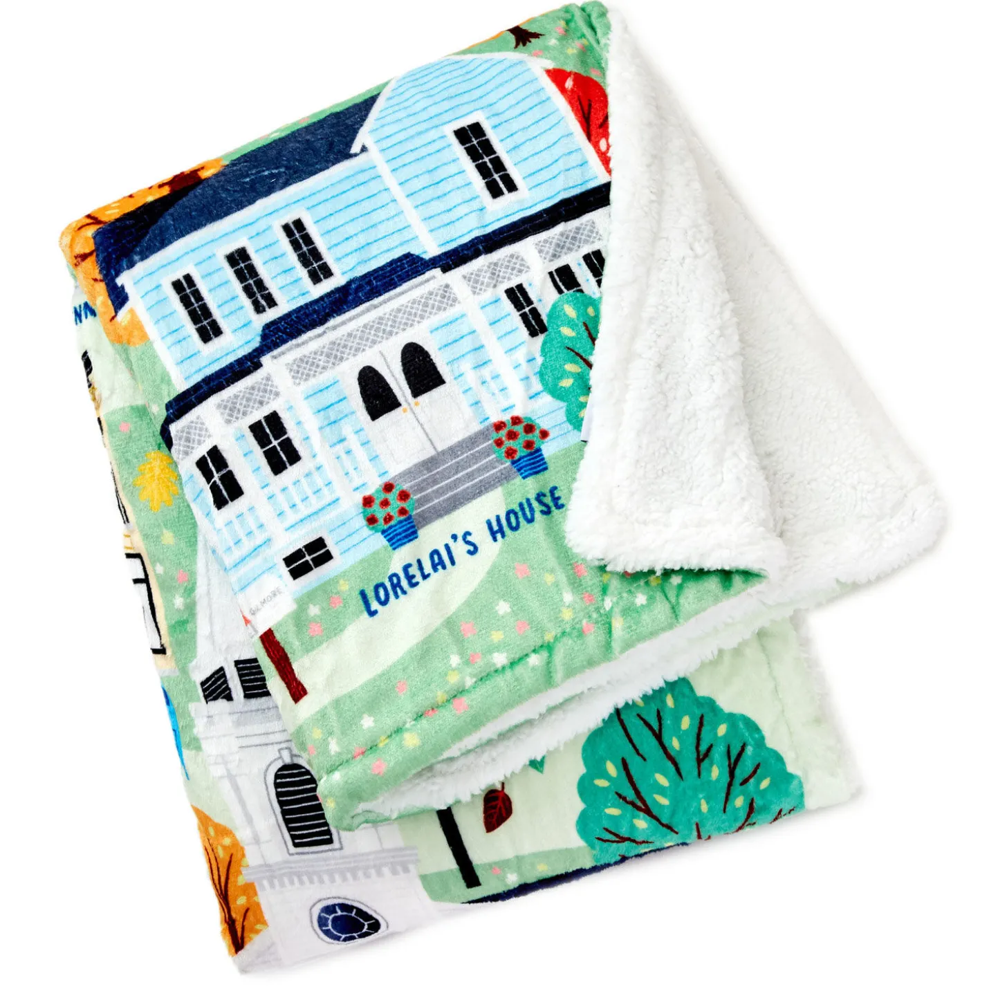 Gilmore Girls Stars Hollow Map Blanket, 50x60