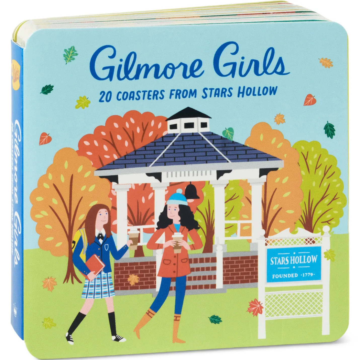 Gilmore Girls Stars Hollow Scenes Coaster Book, Set of 20
