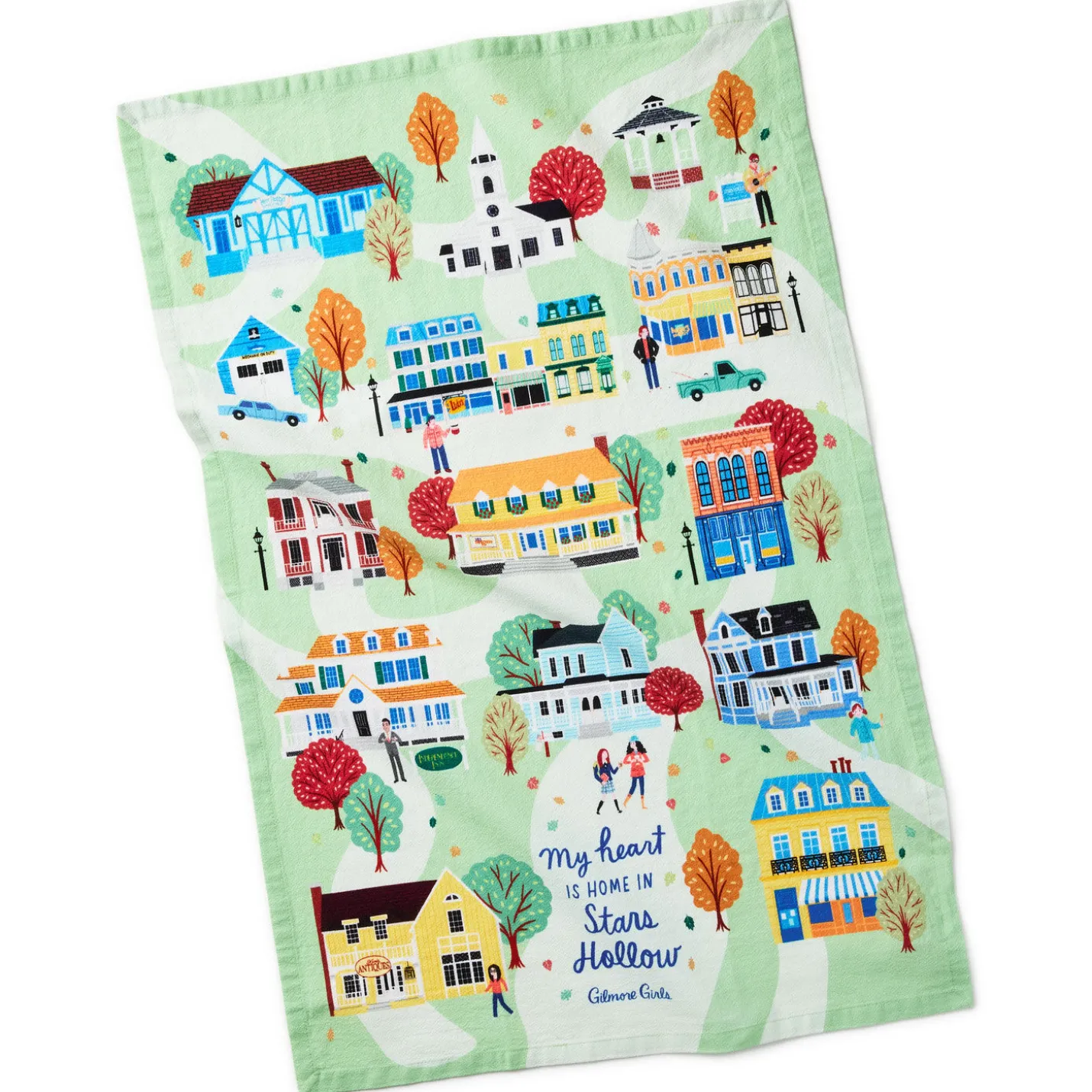Gilmore Girls Stars Hollow Tea Towel