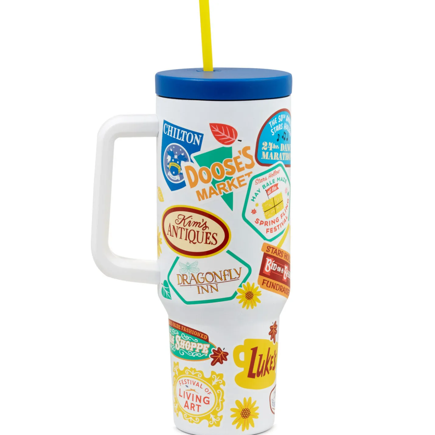 Gilmore Girls Stars Hollow Town Festivals Insulated Travel Cup, 40 oz.