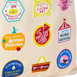Gilmore Girls Stars Hollow Town Festivals Canvas Tote Bag