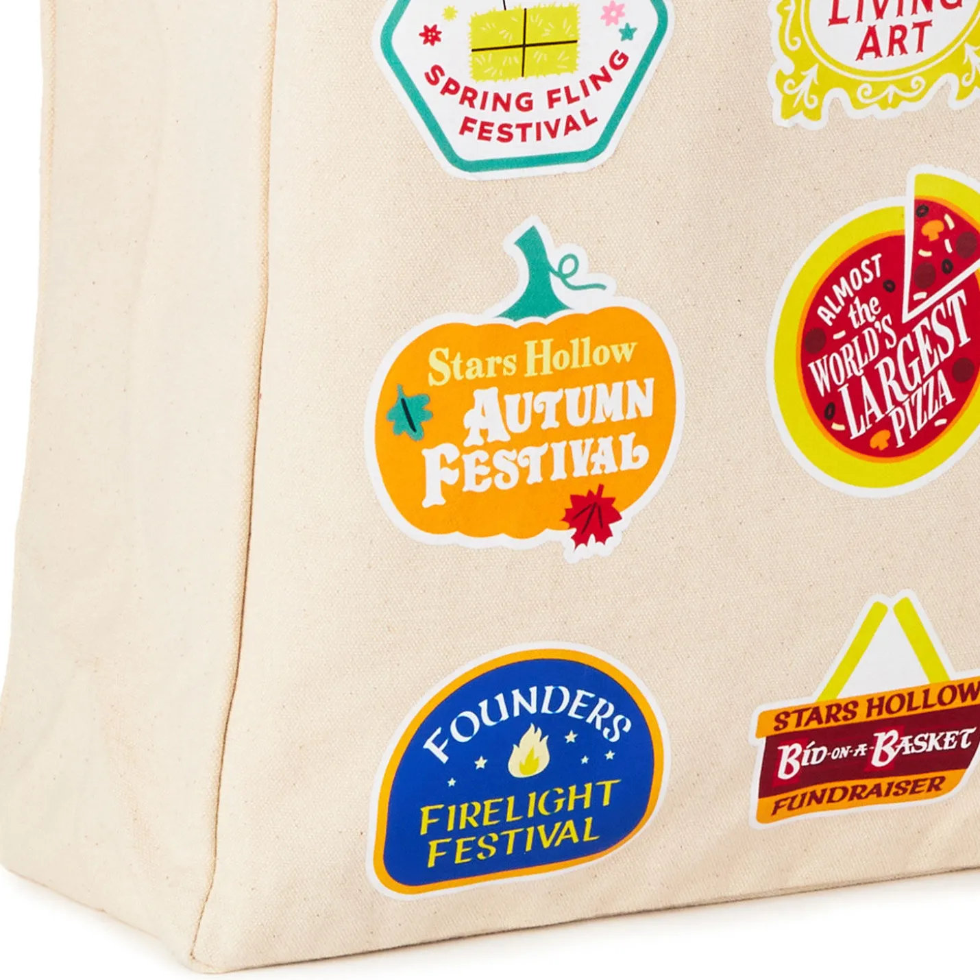 Gilmore Girls Stars Hollow Town Festivals Canvas Tote Bag