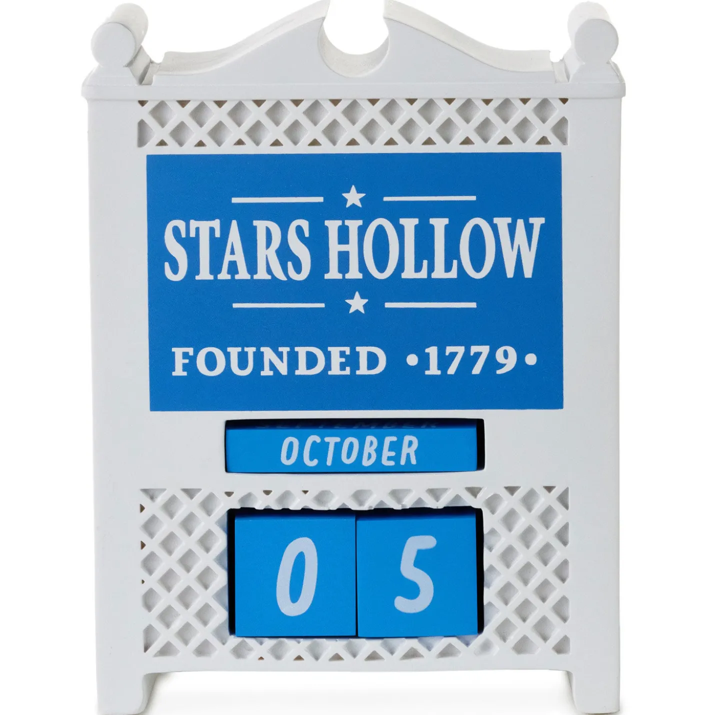 Gilmore Girls Stars Hollow Town Sign Perpetual Calendar