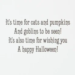 Girl Witch Vintage Art Halloween Cards, Pack of 6