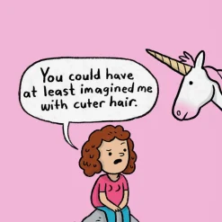 Glad You're Not Imaginary Funny Birthday Card for Friend