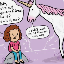 Glad You're Not Imaginary Funny Birthday Card for Friend