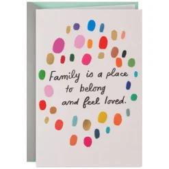 Glad to Be Family With You Birthday Card for Relative