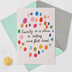 Glad to Be Family With You Birthday Card for Relative