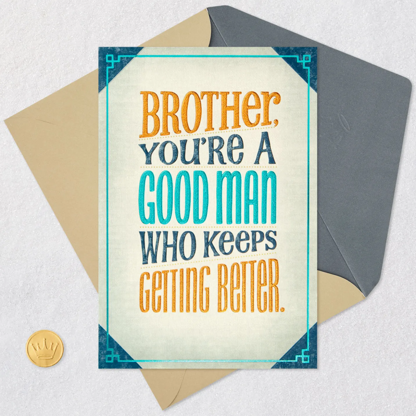 Glad to Have You Around Birthday Card for Brother