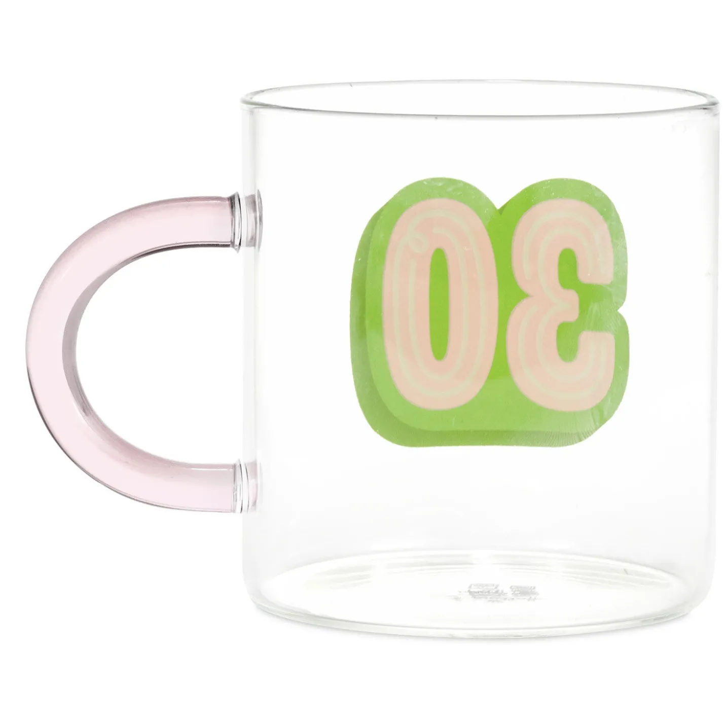 Glass 30th Birthday Mug, 17.5 oz.