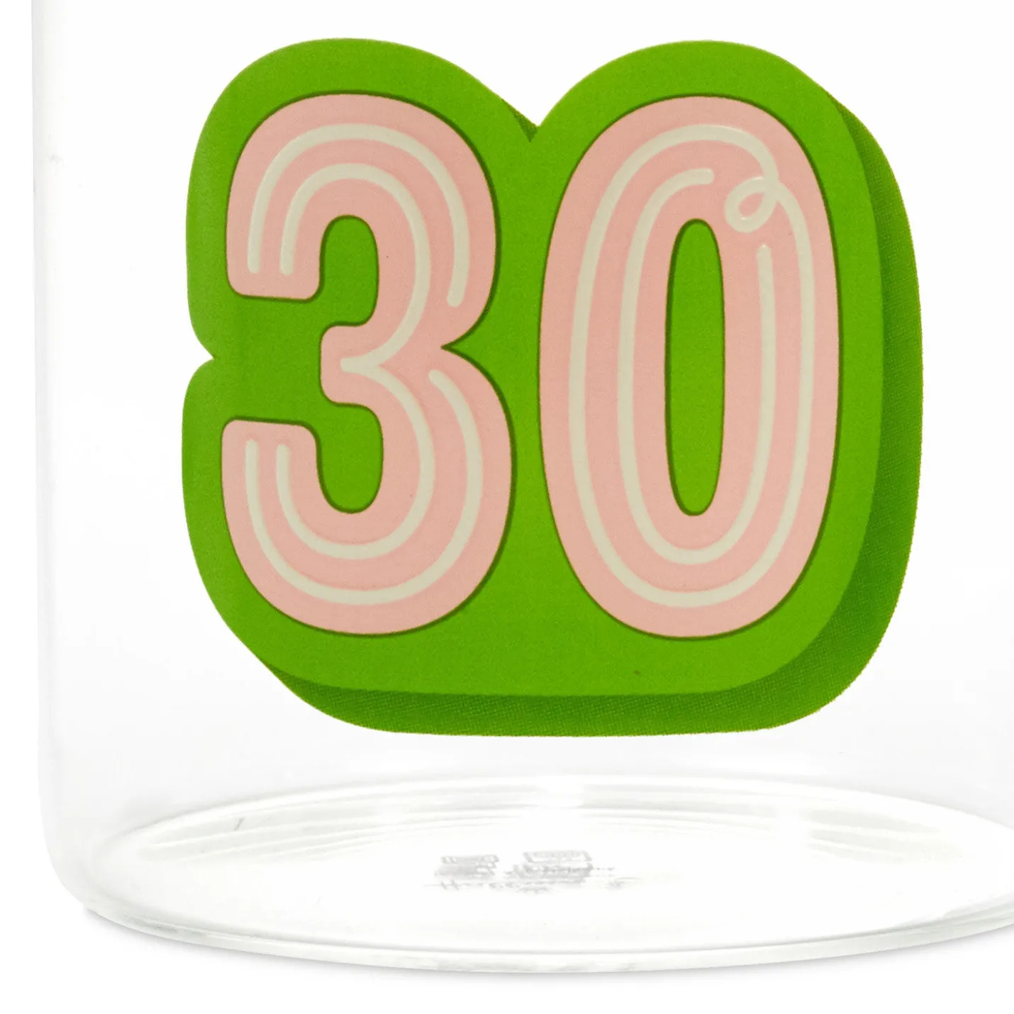 Glass 30th Birthday Mug, 17.5 oz.