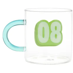 Glass 80th Birthday Mug, 17.5 oz.