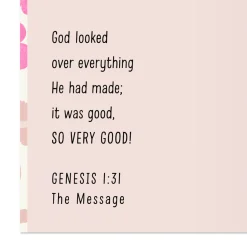 Glorious by Design Religious Birthday Card