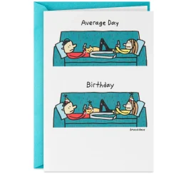 Go a Little Crazy Funny Birthday Card