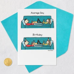 Go a Little Crazy Funny Birthday Card