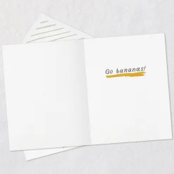 Go Bananas Funny Birthday Card