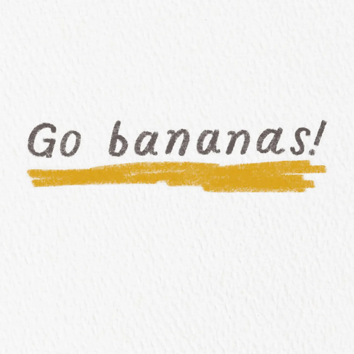 Go Bananas Funny Birthday Card