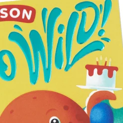 Go Wild Birthday Card for Grandson