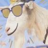 G.O.A.T. Funny Birthday Card