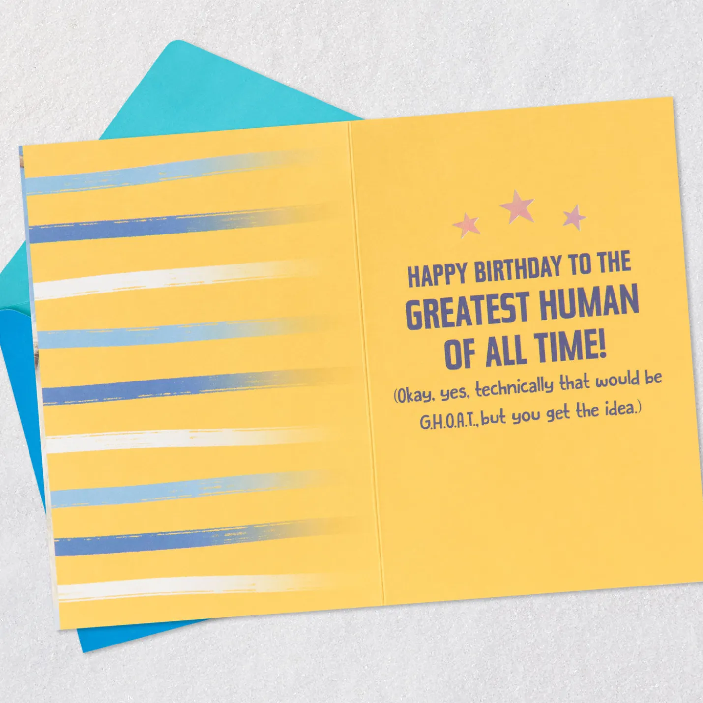 G.O.A.T. Funny Birthday Card