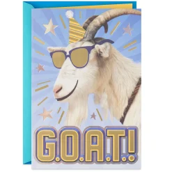 G.O.A.T. Funny Birthday Card