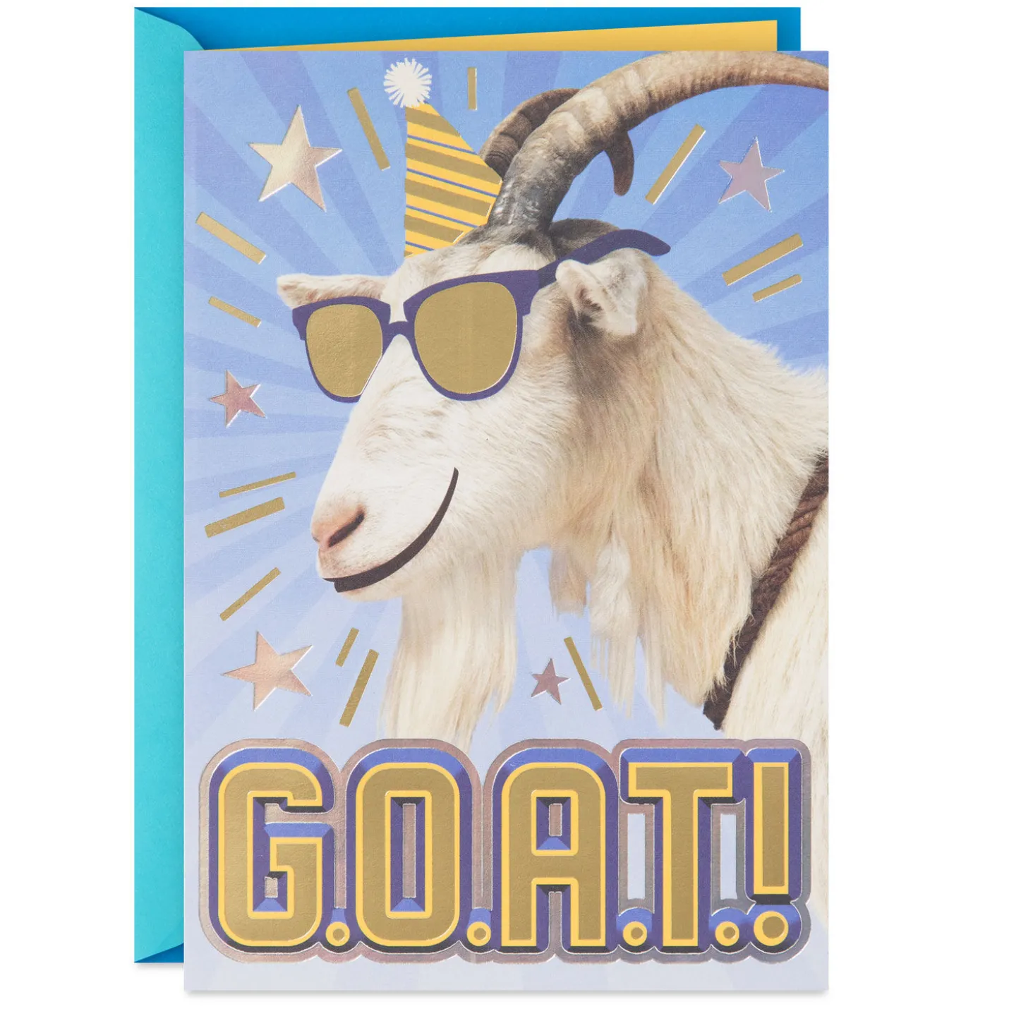 G.O.A.T. Funny Birthday Card