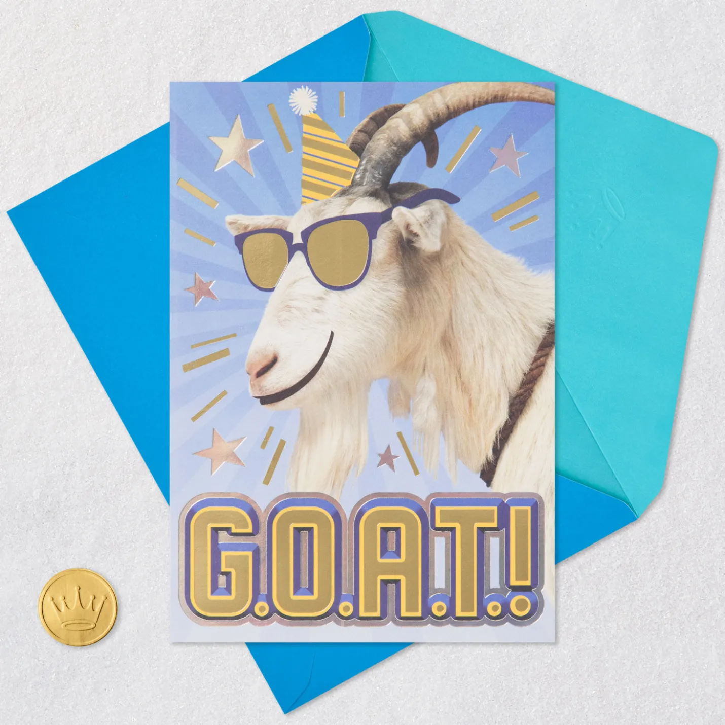 G.O.A.T. Funny Birthday Card