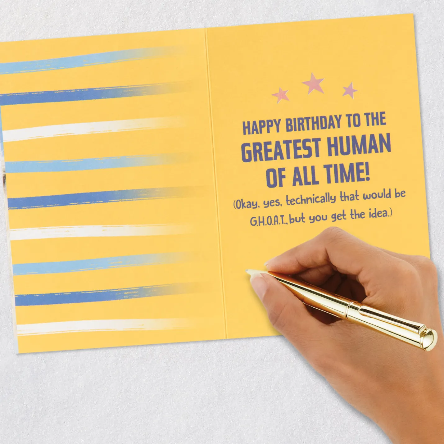 G.O.A.T. Funny Birthday Card