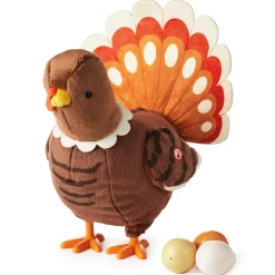 Gobblin' Egg-Laying Turkey Plush With Sound and Motion, 12