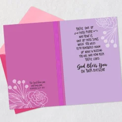 God Bless You Religious Birthday Card