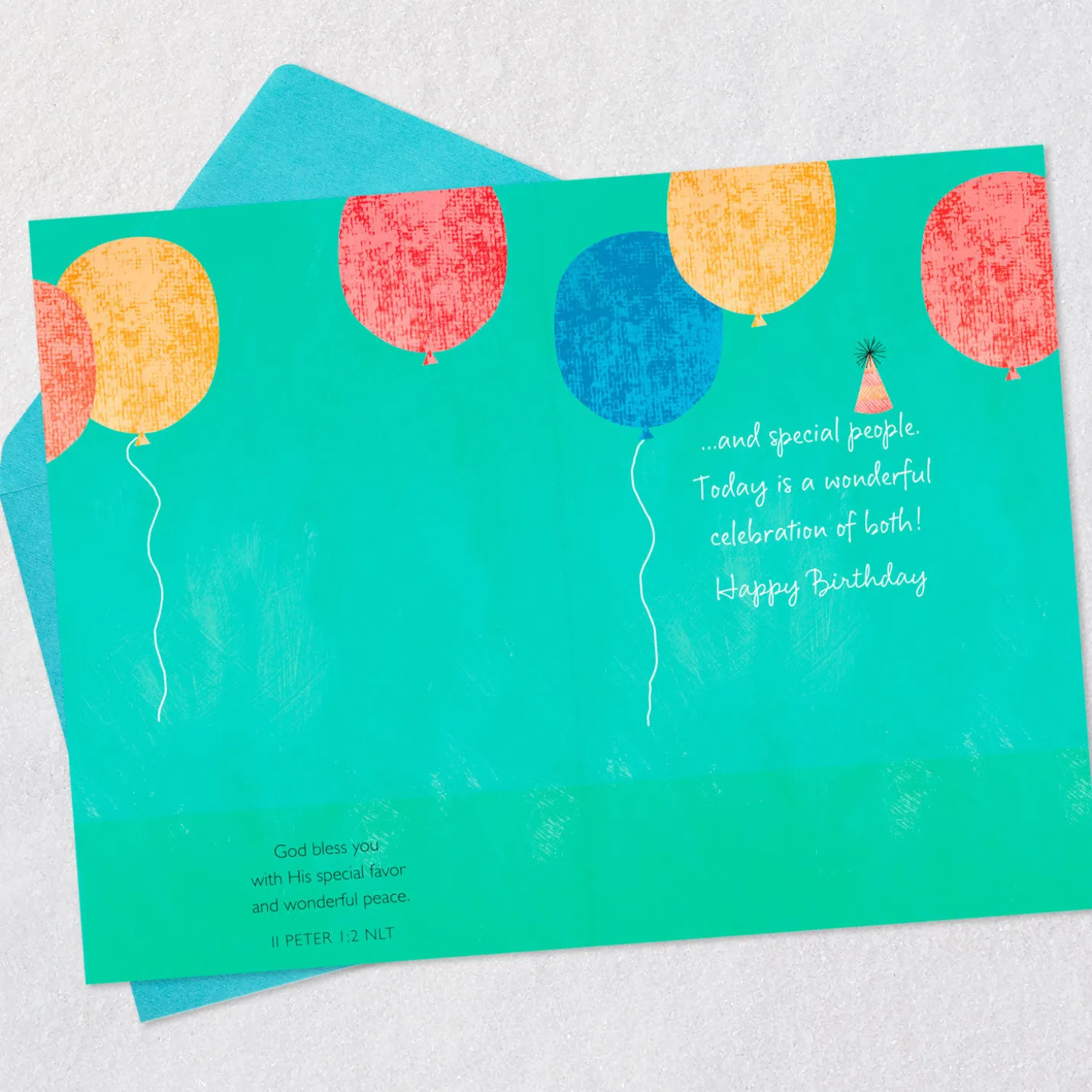 God Gives Us Special People Like You Religious Birthday Card