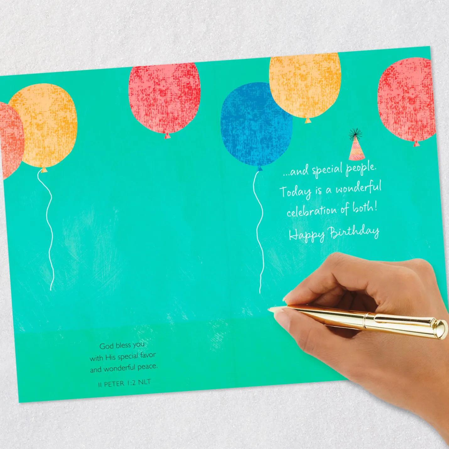God Gives Us Special People Like You Religious Birthday Card