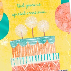 God Gives Us Special People Like You Religious Birthday Card