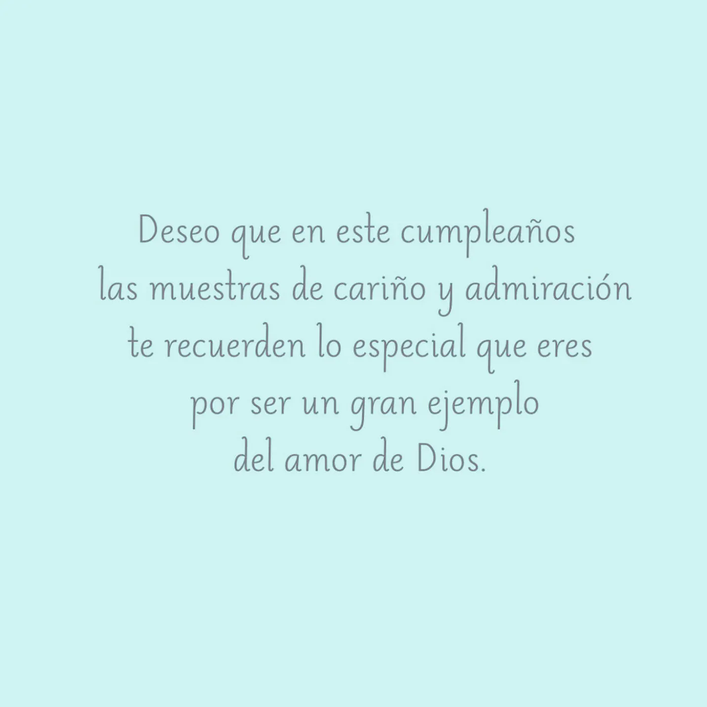 God Made You a Blessing Spanish-Language Birthday Card