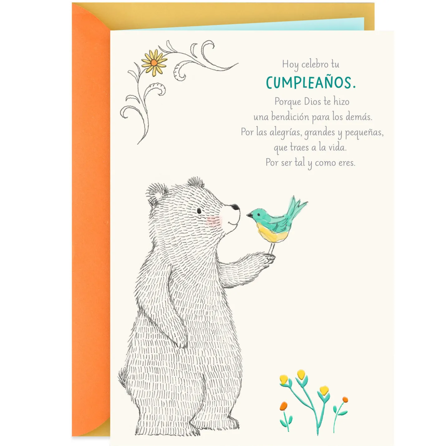 God Made You a Blessing Spanish-Language Birthday Card