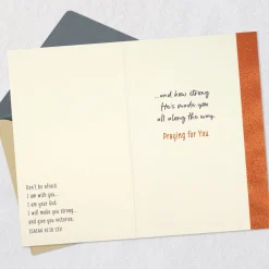 God Has Made You Strong Religious Encouragement Card