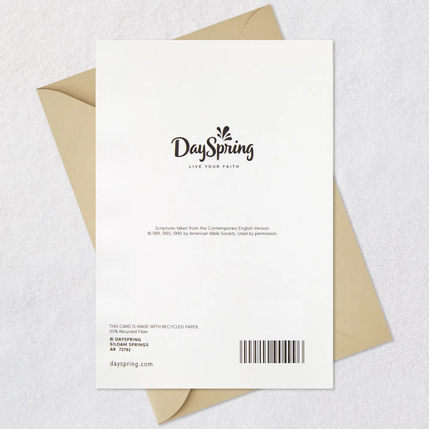 God Has Made You Strong Religious Encouragement Card