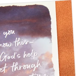 God Has Made You Strong Religious Encouragement Card