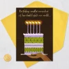 God Lights Our World Birthday Card