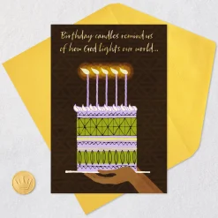 God Lights Our World Birthday Card