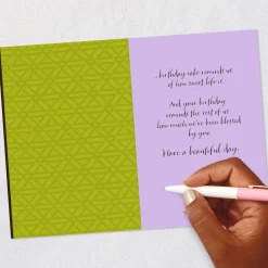 God Lights Our World Birthday Card
