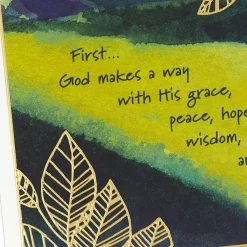 God Makes a Way Religious Encouragement Card