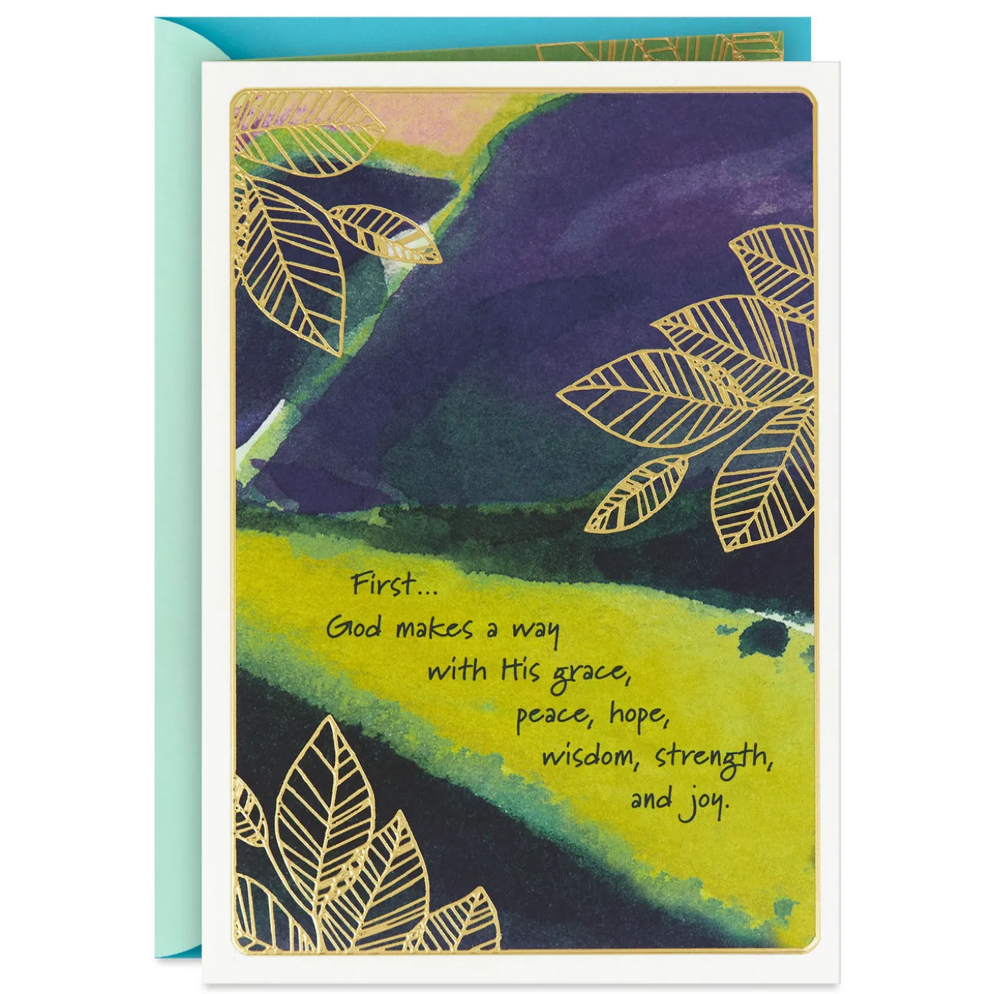 God Makes a Way Religious Encouragement Card